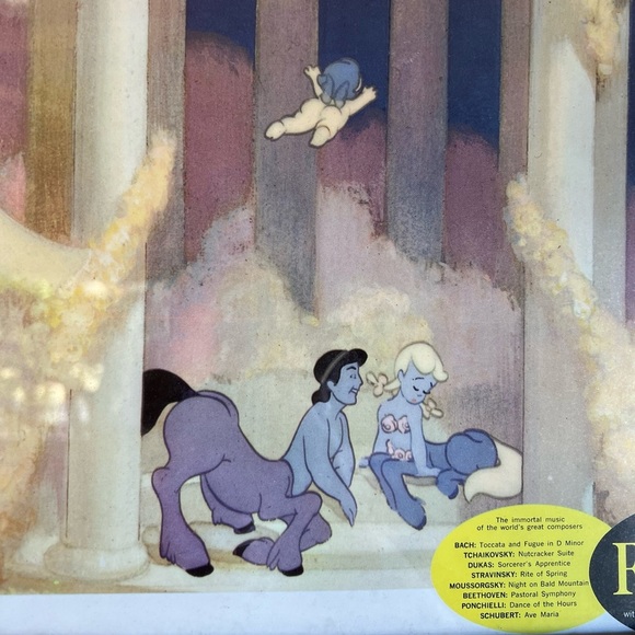 Vintage Disney Fantasia Art Print Cherubs Centaurettes, 16x12” (Optional Frame) - Picture 4 of 8